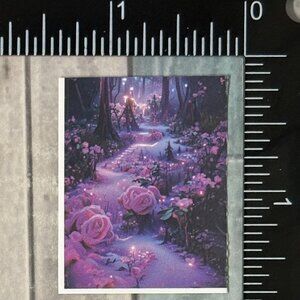 🌀10/$10🌀 Enchanted Fairy Tale Cottage Reusable Sticker Decal